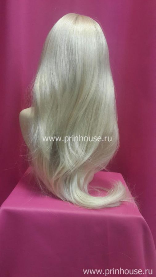 Фото Парик длинный волнистый цвет блонд шампань #24bt613 - магазин  "Домик Принцессы"