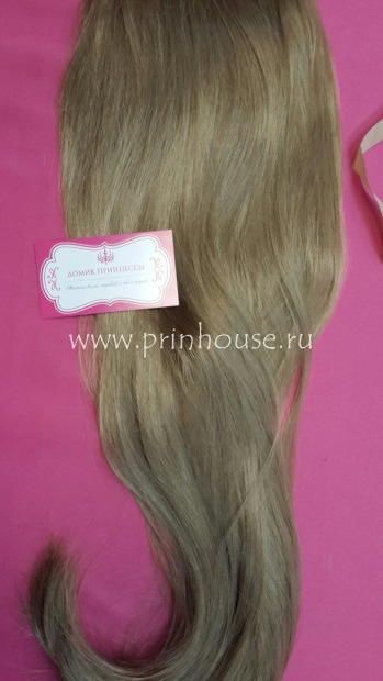 Фото Накладной искусственный хвост на ленте 65 см Цвет 16 русый блонд - магазин  "Домик Принцессы"