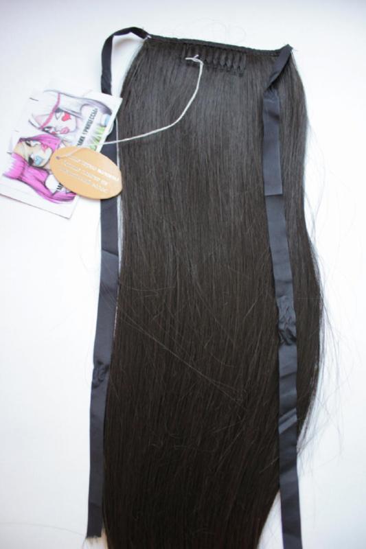 Фото Хвост на ленте термо арт.Stella цвет 2 темный шоколад - магазин  "Домик Принцессы"