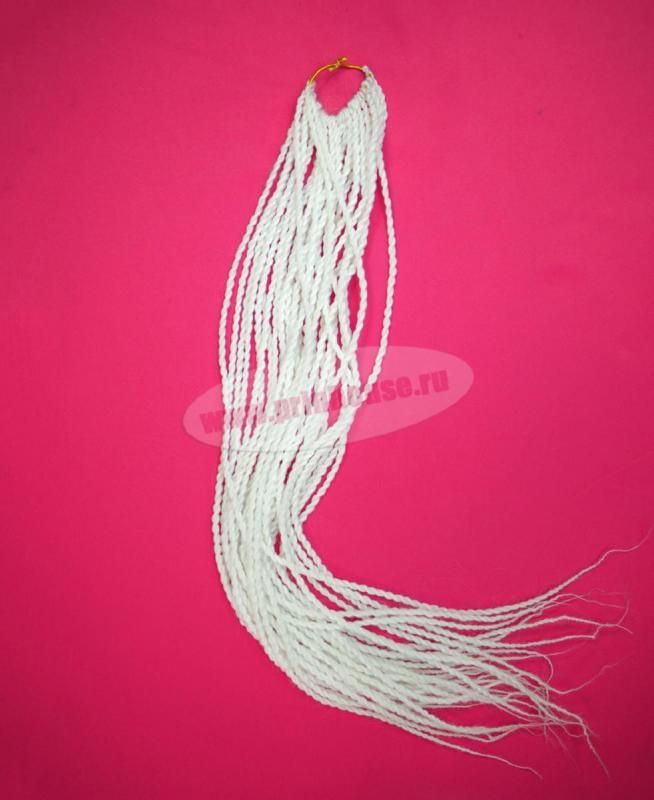 Фото Синегальские косы белые - магазин  "Домик Принцессы"