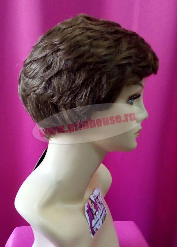 Фото Парик мужской короткая стрижка из искусственного волоса цвет №12 - магазин  "Домик Принцессы"