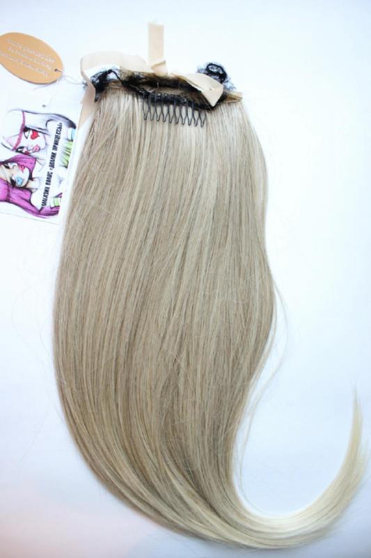 Фото Хвост на ленте термо арт.Stella цвет 15ВТО613О блонд с примесью - магазин  "Домик Принцессы"