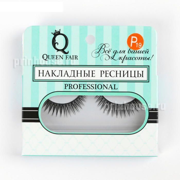 Фото Ресницы накладные черные с клеем - магазин  "Домик Принцессы"