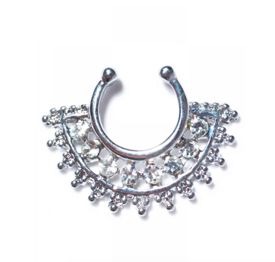 Фото Септум обманка сияющий веер - магазин  "Домик Принцессы"