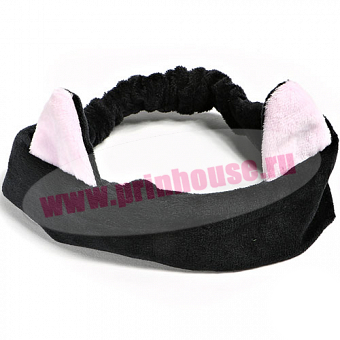 Фото Повязка мягкая с ушками - магазин  "Домик Принцессы"