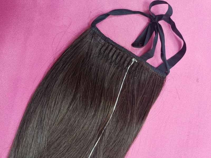 Фото Хвост на ленте термо арт.Stella цвет burg - магазин  "Домик Принцессы"