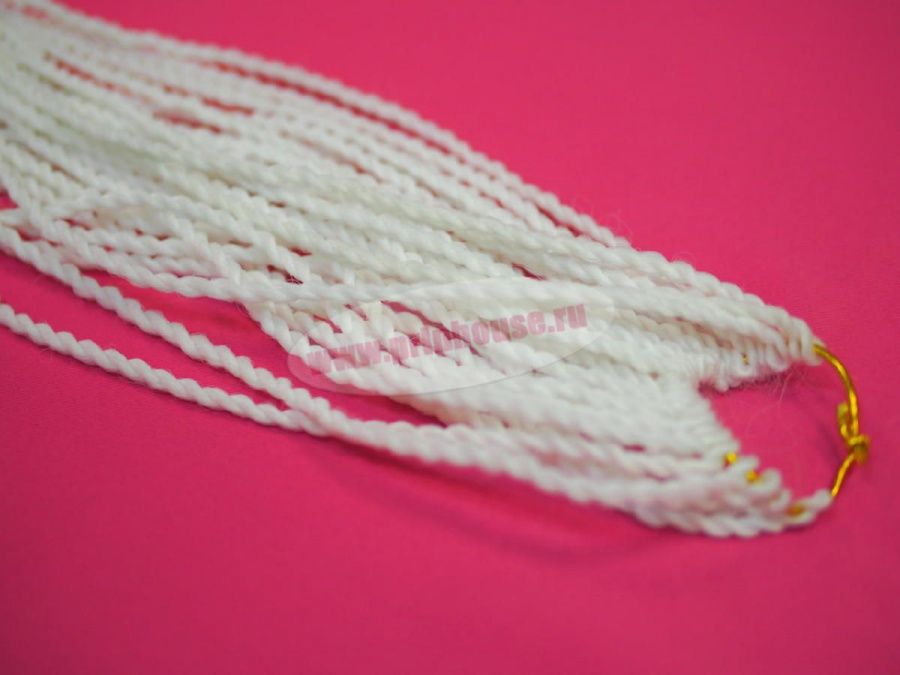 Фото Синегальские косы белые - магазин  "Домик Принцессы"