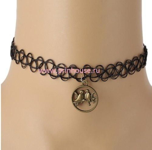 Фото Чокер Любовные Птички - магазин  "Домик Принцессы"