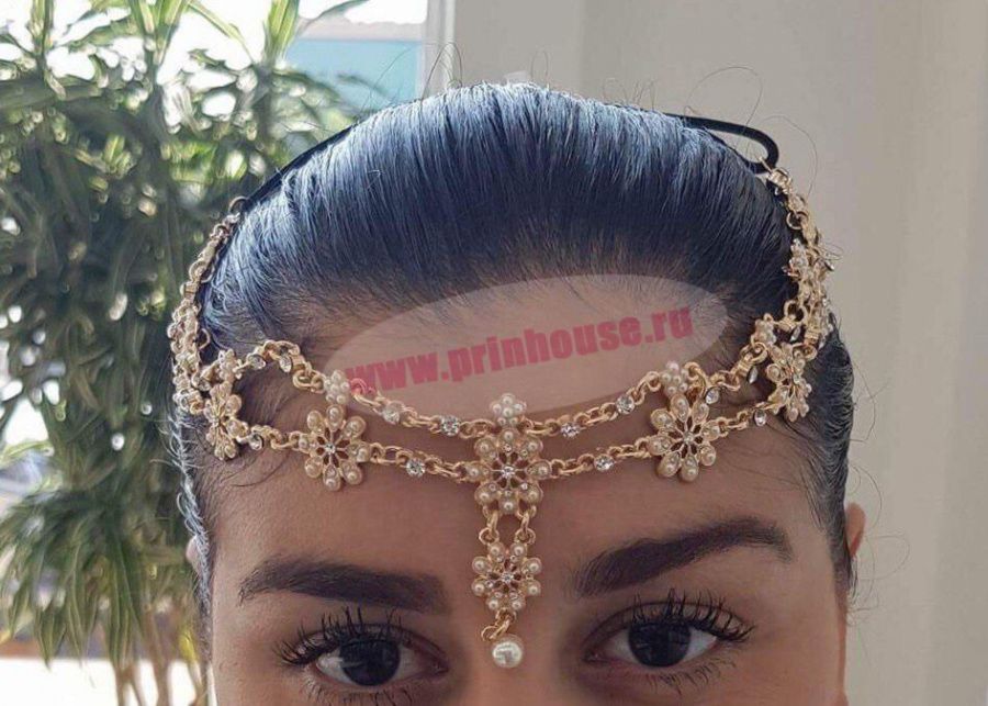 Фото Тика украшение-цепочка на голову индийская - магазин  "Домик Принцессы"
