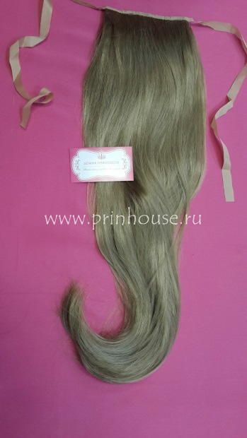 Фото Накладной искусственный хвост на ленте 65 см Цвет 16 русый блонд - магазин  "Домик Принцессы"