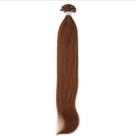 Фото Волосы для наращивания европейские 100 прядей прямые 100 прядей 60см цвет 8 - магазин  "Домик Принцессы"