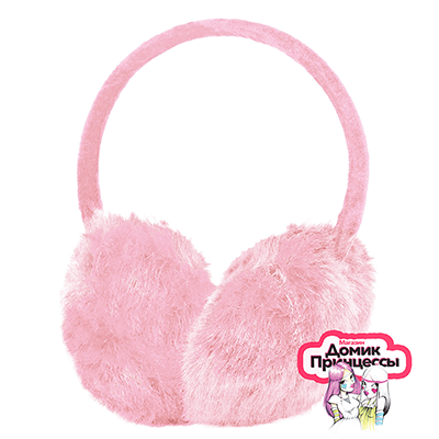 Фото Наушники меховые розовые теплые - магазин  "Домик Принцессы"