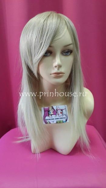 Фото Парик термо длинные волосы Цвет 15T613 холодный блонд - магазин  "Домик Принцессы"