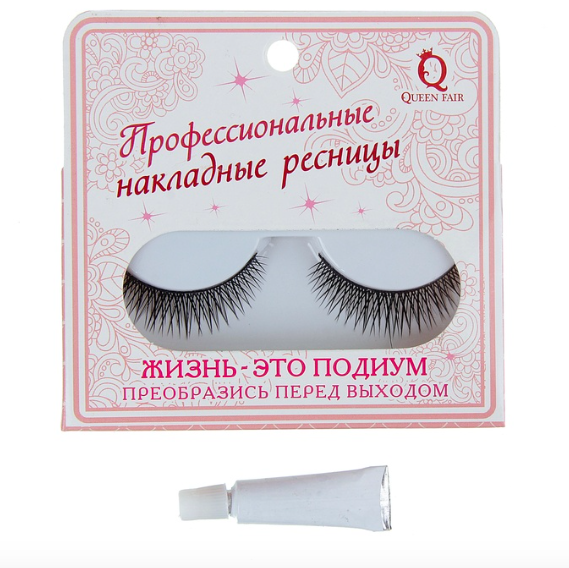 Фото Ресницы накладные взгляд искушения с клеем - магазин  "Домик Принцессы"