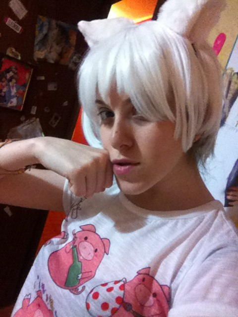 Фото Меховые ушки на ободке фиолетовые - магазин  "Домик Принцессы"