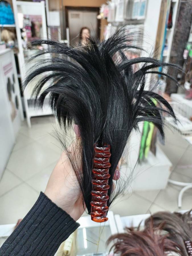 Фото Хвост фонтан на крабе цвет 1.0 черный - магазин  "Домик Принцессы"