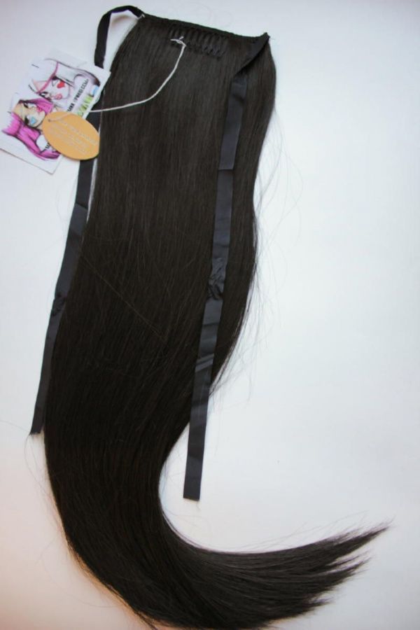 Фото Хвост на ленте термо арт.Stella цвет 2 темный шоколад - магазин  "Домик Принцессы"