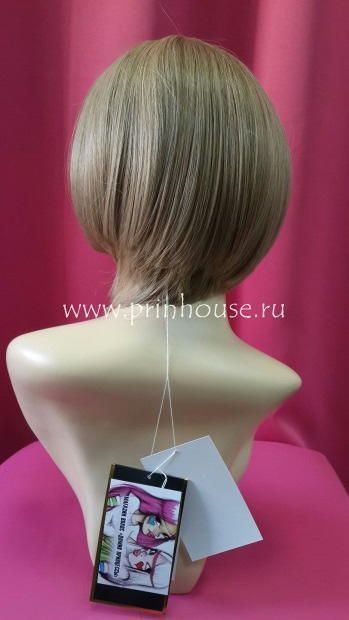Фото Парик ассиметричная стрижка с челкой термо Цвет 15 русый блонд - магазин  "Домик Принцессы"
