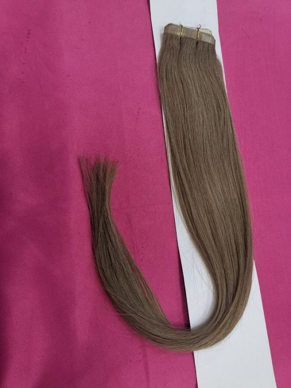 Фото Натуральные  волосы для ленточного наращивания 70см цвет 12 - магазин  "Домик Принцессы"