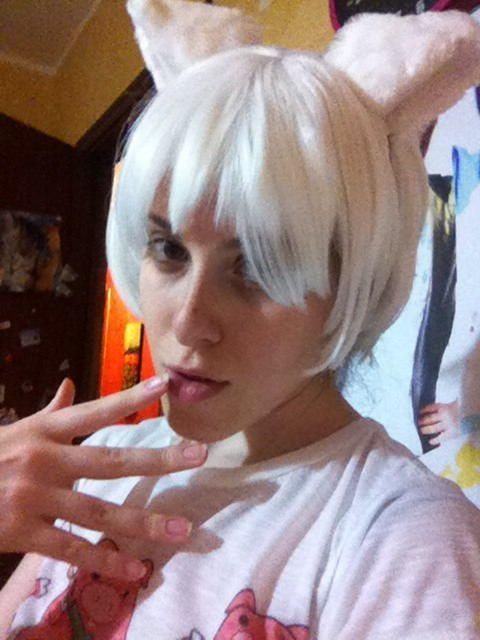 Фото Меховые ушки на ободке фиолетовые - магазин  "Домик Принцессы"