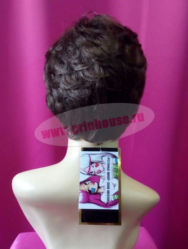 Фото Парик мужской короткая стрижка из искусственного волоса цвет №8h14 - магазин  "Домик Принцессы"