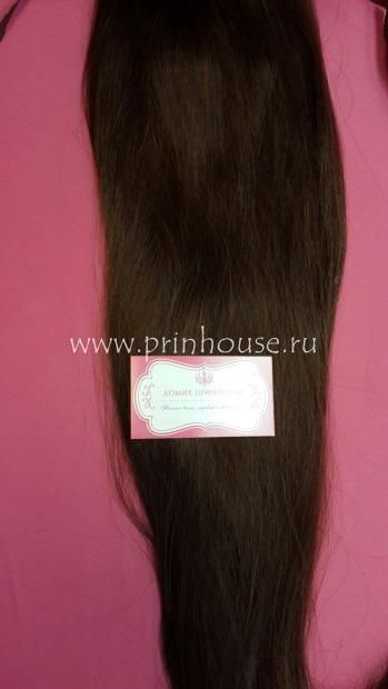 Фото Накладной искусственный хвост на ленте 65 см Цвет 33О янтарный шоколад - магазин  "Домик Принцессы"