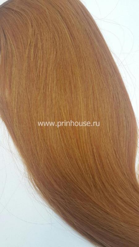 Фото Хвост на ленте термо ярко рыжий цвет 130АО - магазин  "Домик Принцессы"