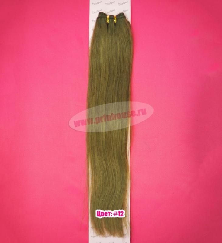 Фото Тресс натуральный широкий из европейских волос 60см цвет русый 18 NINE STARS - магазин  "Домик Принцессы"