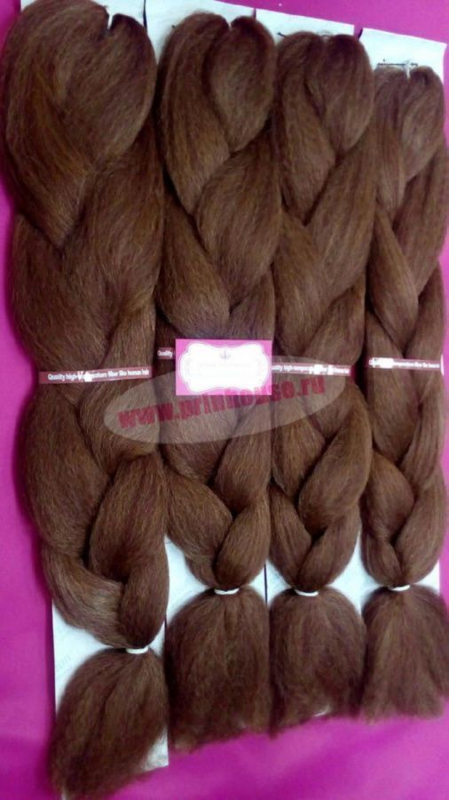 Фото Канекалон для плетения афрокосичек натуральный оттенок №27A - магазин  "Домик Принцессы"