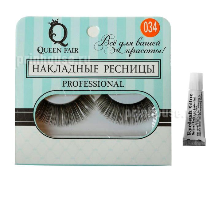 Фото Ресницы накладные двойной объем с клеем - магазин  "Домик Принцессы"