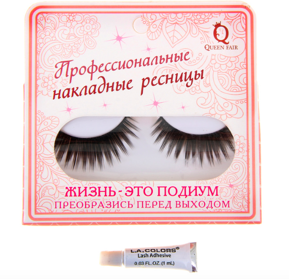 Фото Ресницы накладные пышные с клеем - магазин  "Домик Принцессы"