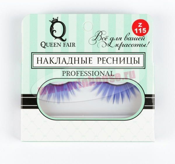 Фото Ресницы накладные яркие синего цвета - магазин  "Домик Принцессы"