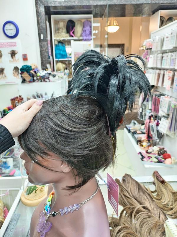 Фото Хвост фонтан на крабе цвет 1.0 черный - магазин  "Домик Принцессы"