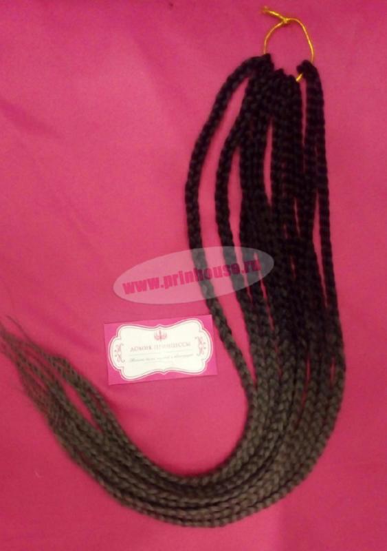 Фото Синегальские косы омбре черный+серый - магазин  "Домик Принцессы"