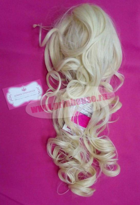 Фото Хвост на крабе из искусственных волос термо цвет 613А - магазин  "Домик Принцессы"