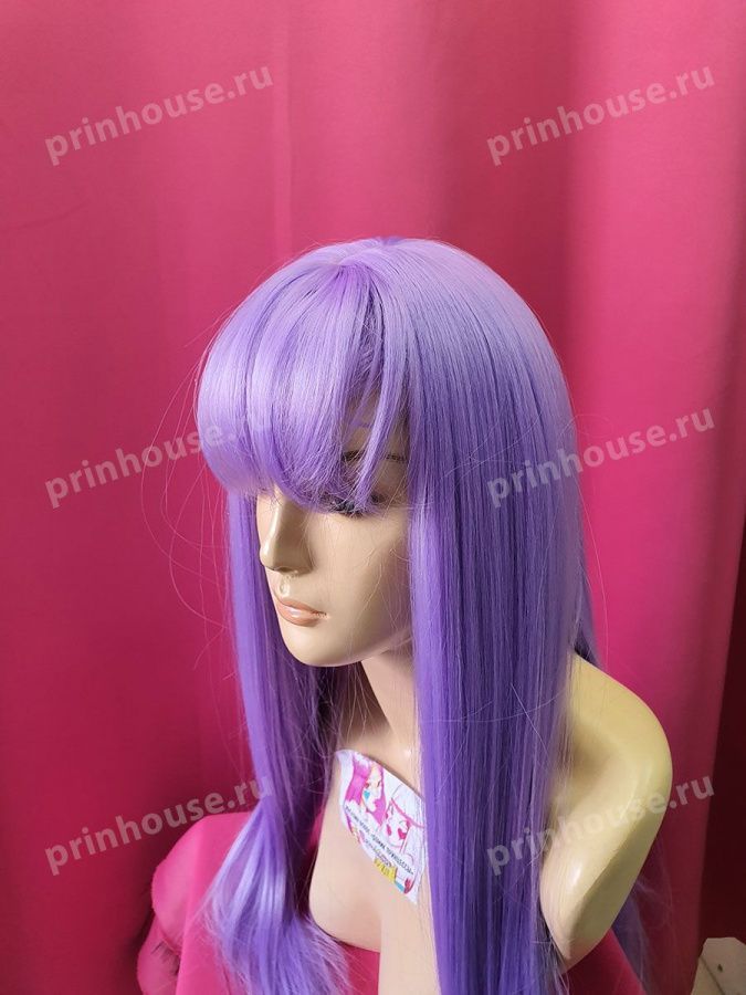 Фото Парик из японского канекалона супердлинный цвет светло-фиолетовый - магазин  "Домик Принцессы"