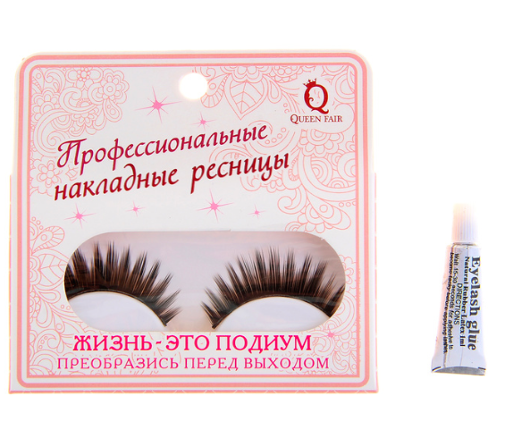 Фото Ресницы накладные Кукла с клеем - магазин  "Домик Принцессы"