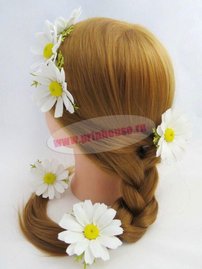 Фото Ободок венок с ромашками - магазин  "Домик Принцессы"