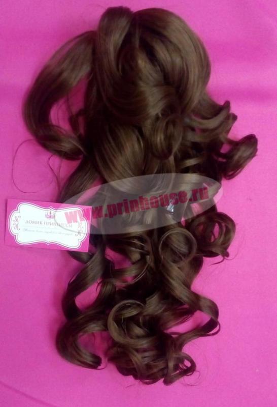 Фото Хвост на крабе из искусственных волос термо цвет 10 - магазин  "Домик Принцессы"