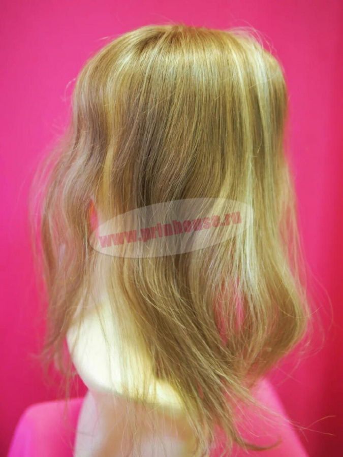 Фото Система замещения волос из натуральных волос цвет мелированный блонд 15H613 - магазин  "Домик Принцессы"
