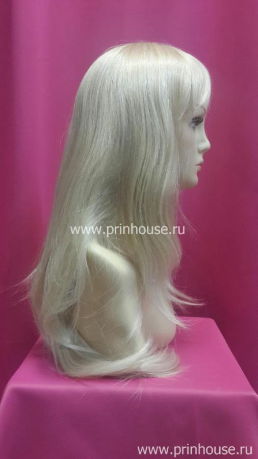 Фото Парик длинный волнистый цвет блонд шампань #24bt613 - магазин  "Домик Принцессы"