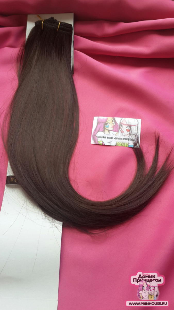 Фото Волосы на заколках искусственные 8 лент термо цвет 2SP33 длина 60 см - магазин  "Домик Принцессы"