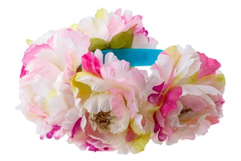 Фото Цветочный ободок крупные пионы - магазин  "Домик Принцессы"