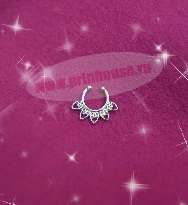 Фото Септум обманка пять лепестков - магазин  "Домик Принцессы"